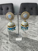 Sky Blue Jhumka