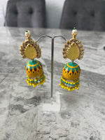 Lemon Yellow Jhumka