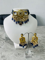 Stylish Gold and Blue Set