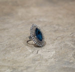 Crystal Blue Rings