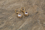 Timeless Gold Diamond Earrings